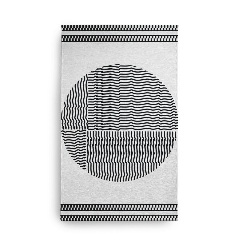 Chenille Geometric Rug
