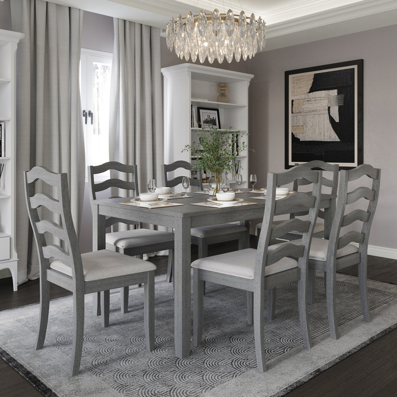 Ensemble repas 6 personnes Ocossio, Gris