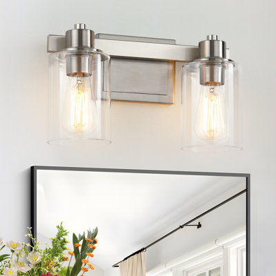 Ardle Dimmable Bathroom Vanity Light with Clear Shade
