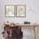 Simply Elegant Floral Vase  2 PC  Framed Floater Canvas Set by House Fenway