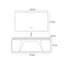 Armoire de salle de bain minimaliste de style italien-110693061