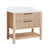 Aged Dark Brown Oak/Brushed Gold selected