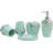 Five piece bathroom accessory set