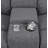 Bahrain Upholstered Power Loveseat with Console Charcoal