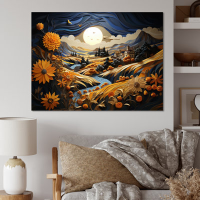 " Farmhouse Fields Of Gold III "
