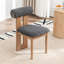 Chaise rembourrée en bois massif Morral-164847613