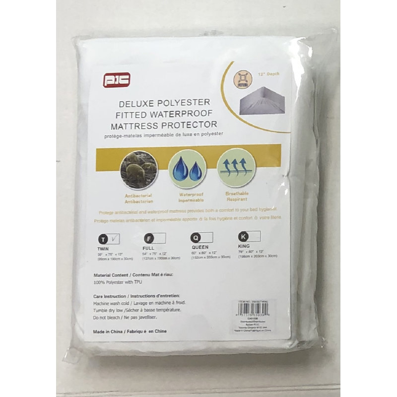 Housse de matelas imperméable, Double