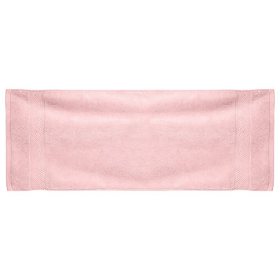 Soft Absorbent Quick Dry Face Towel, Lint Free Hand Towel And Facial Washcloth For Daily Home Use, 13.8x29.9in Pink