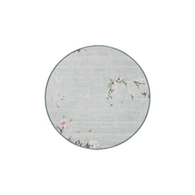 Machine Washable Blue Area Rug
