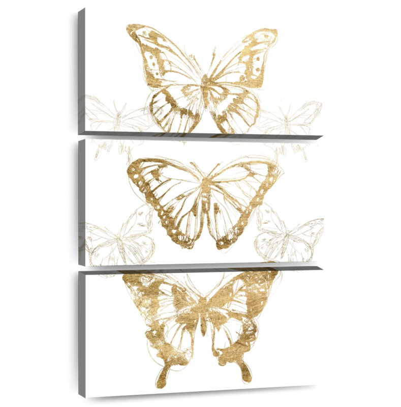Brampt Gold Butterfly Contours II