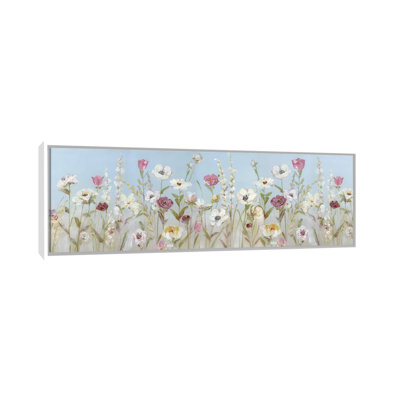 «Spring Blooms» par Sally Swatland, reproduction d'art panoramique sur toile