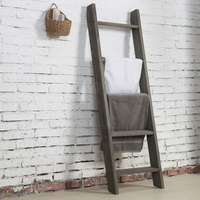 Solid Wood 4.5 ft Blanket Ladder