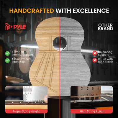 36" -Inch 6-String Classic Style Guitar - 3/4 Scale Size With Digital Tuner And Accessory Kit (BB)