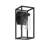 Lannes Dimmable Matte Black Wall Sconce Steel Outdoor Wall Light