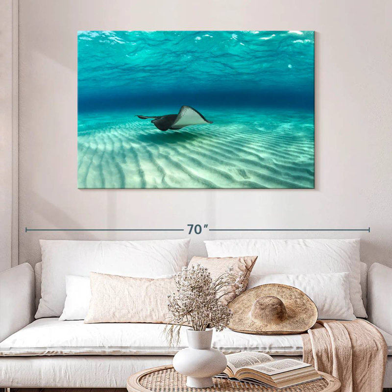 Crowle Stingray Fish, 32" H x 48" W