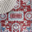 Tapis rouge / bleu marine Blakeley-604990215