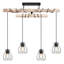 Pinkham 4 - Light Black Cluster Pendant