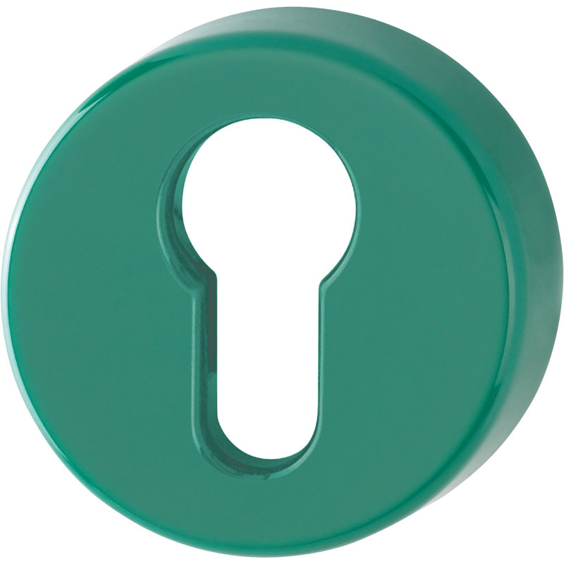Amarni Brescia Euro Profile Escutcheon (Pair), Green
