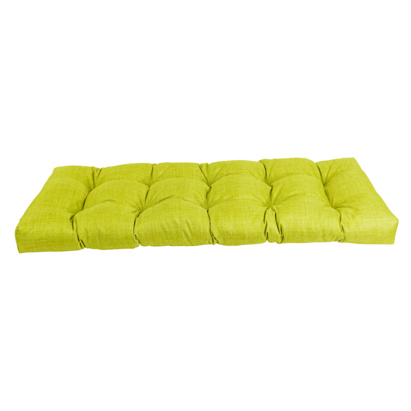 Outdoor 5'' Bench Seat Cushion, Lime, 46" W x 19" D