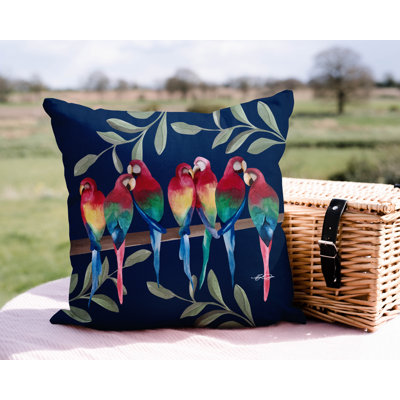 Sky Outdoor Reversible Throw Pillow