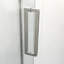 Cabine de douche à charnière néo-angle à demi-cadre 34 1/8 po x 72 po, argent brossé 5/16 po (8 mm)