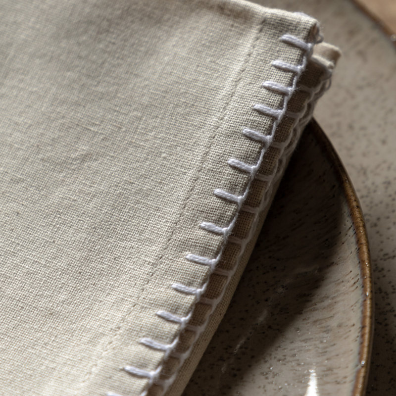 Aella Cotton Blend No Pattern Napkin