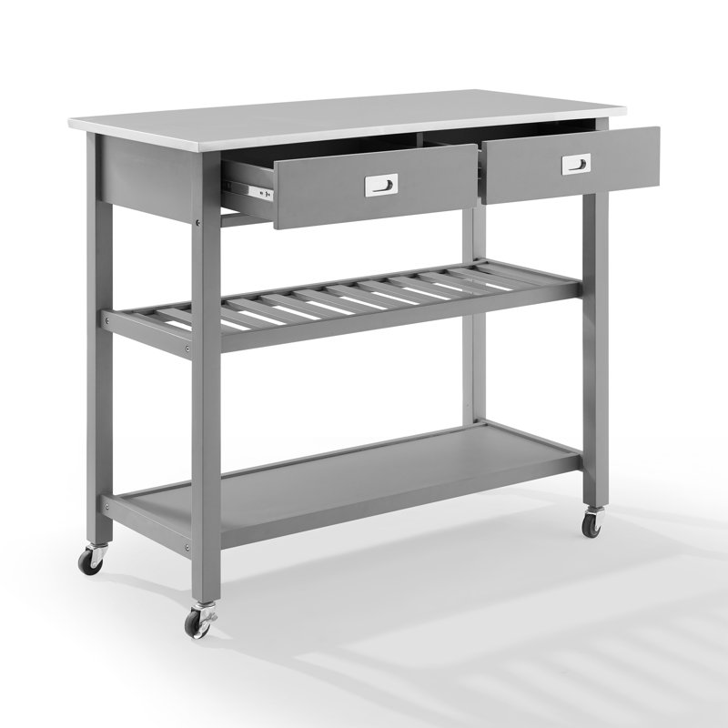Ansell Kitchen Island, Gray