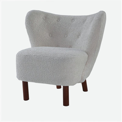 Fauteuil d'appoint en sherpa Zusud