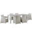 Ensemble repas d'extérieur avec coussin 7 pièces Modway Junction-1131090423-1131090420-1164855173