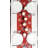 Snowman Christmas Red Table Runner F07M5-8F