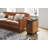 Liddel13” Two-Tone Wood Chair Side Table, Handcrafted in Arizona
