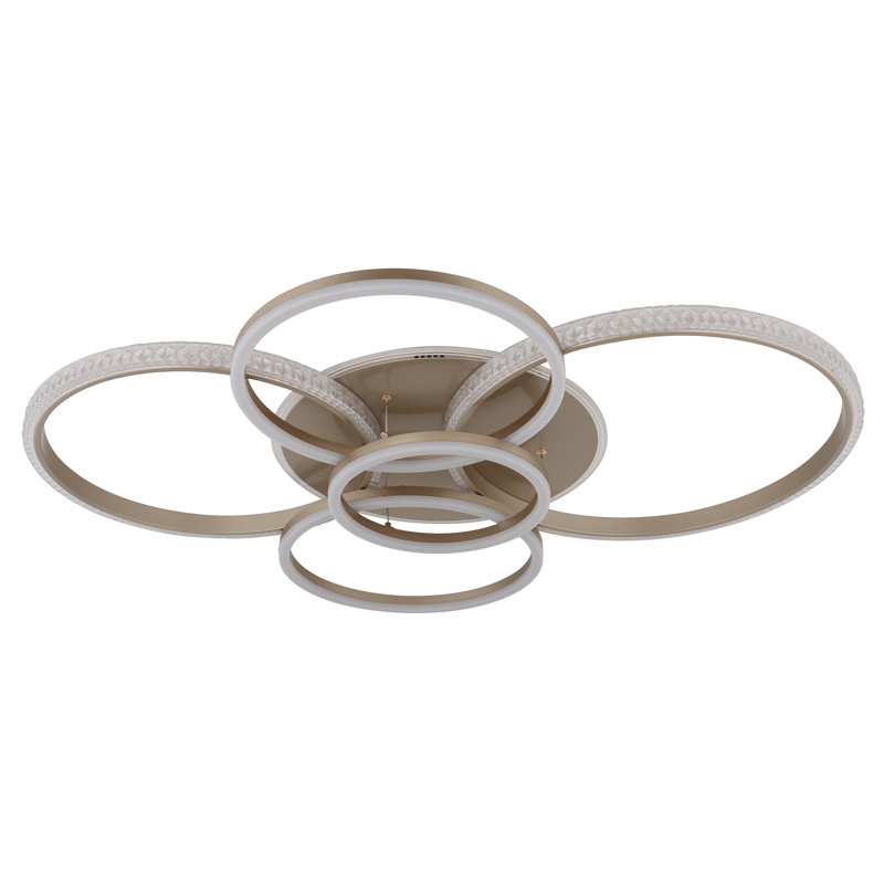 Dawane LED Flush Mount, Gold colours