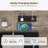58" Farmhouse Executive Desk, Farmhouse Computer Desk with Drawers & File Cabinet, Wooden Home Office Desk with Power Outlet & LED Light, Workspace for Study Writing-796210596