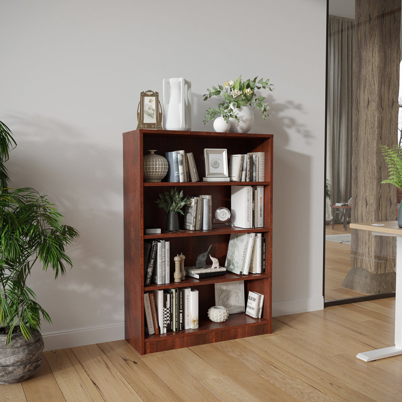 Bibliothèque standard Latitude Run® Gibney, Cerise, (4 tablettes) H 48,03 po x l 33,07 po x P 11,61 po
