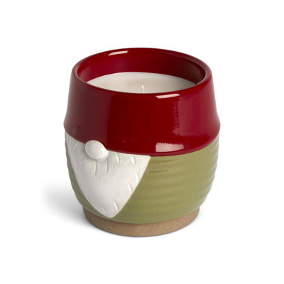 Small Ceramic Gnome Candle - 8Oz