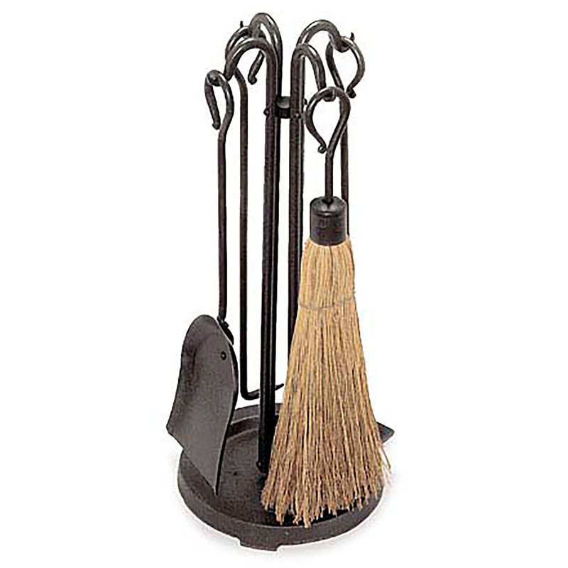 Raised Hearth Fireplace Tool Set