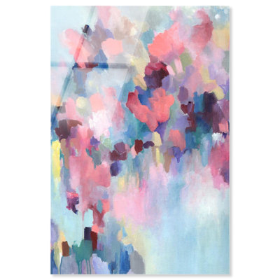 «Doll Memories - Light in The Soul», Acrylique coloré abstrait par Art Remedy, prêt à être accroché