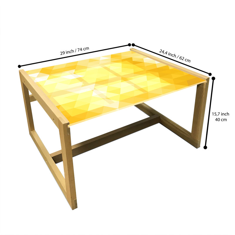 Jairius Sled Coffee Table, 62cm H x 74cm W x 40cm D