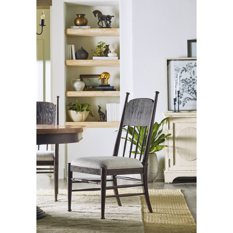 Americana Upholstered Seat Side Chair, Molasses
