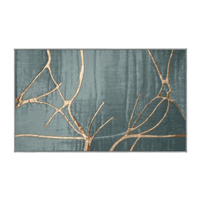Machine Washable Gray Area Rug