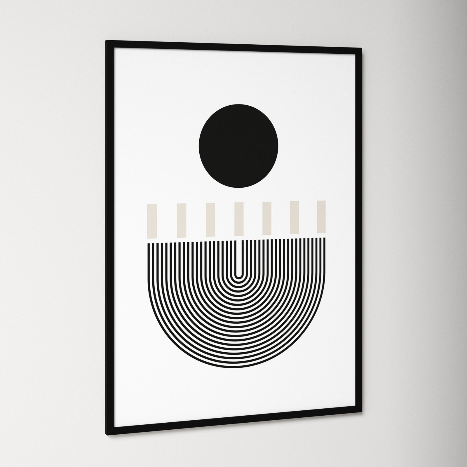 All Rise by Simon West, Black, 42.25" H x 30.25" W x 0.88" D