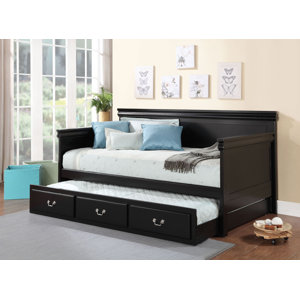 Debellis Twin Daybed with Trundle,Guest Bed,Platfrom Bed,Bed Frame(incomplete box 1/2)