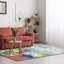 Tapis bleu touffeté à la main Hemsworth-890586793