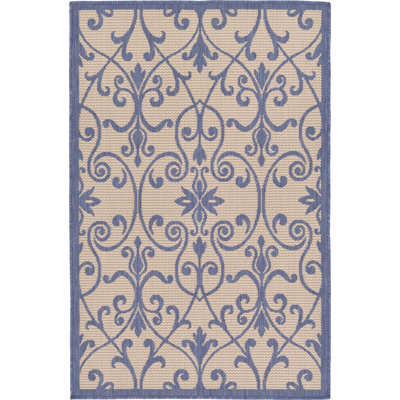 Tapis intérieur / extérieur beige Hoyne
