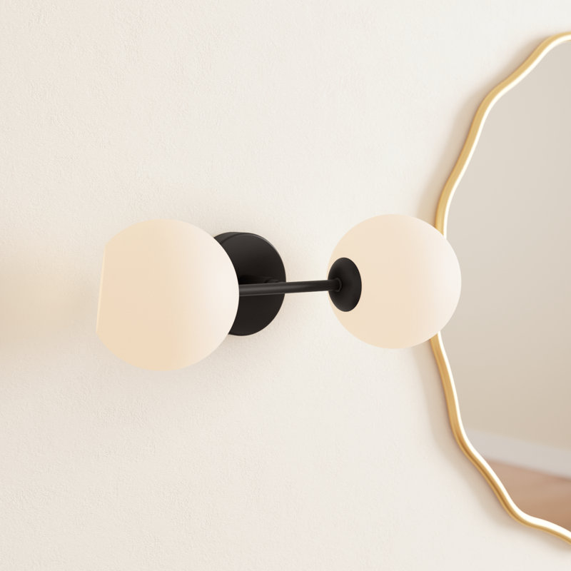 Jaina Iron Armed Sconce, Black