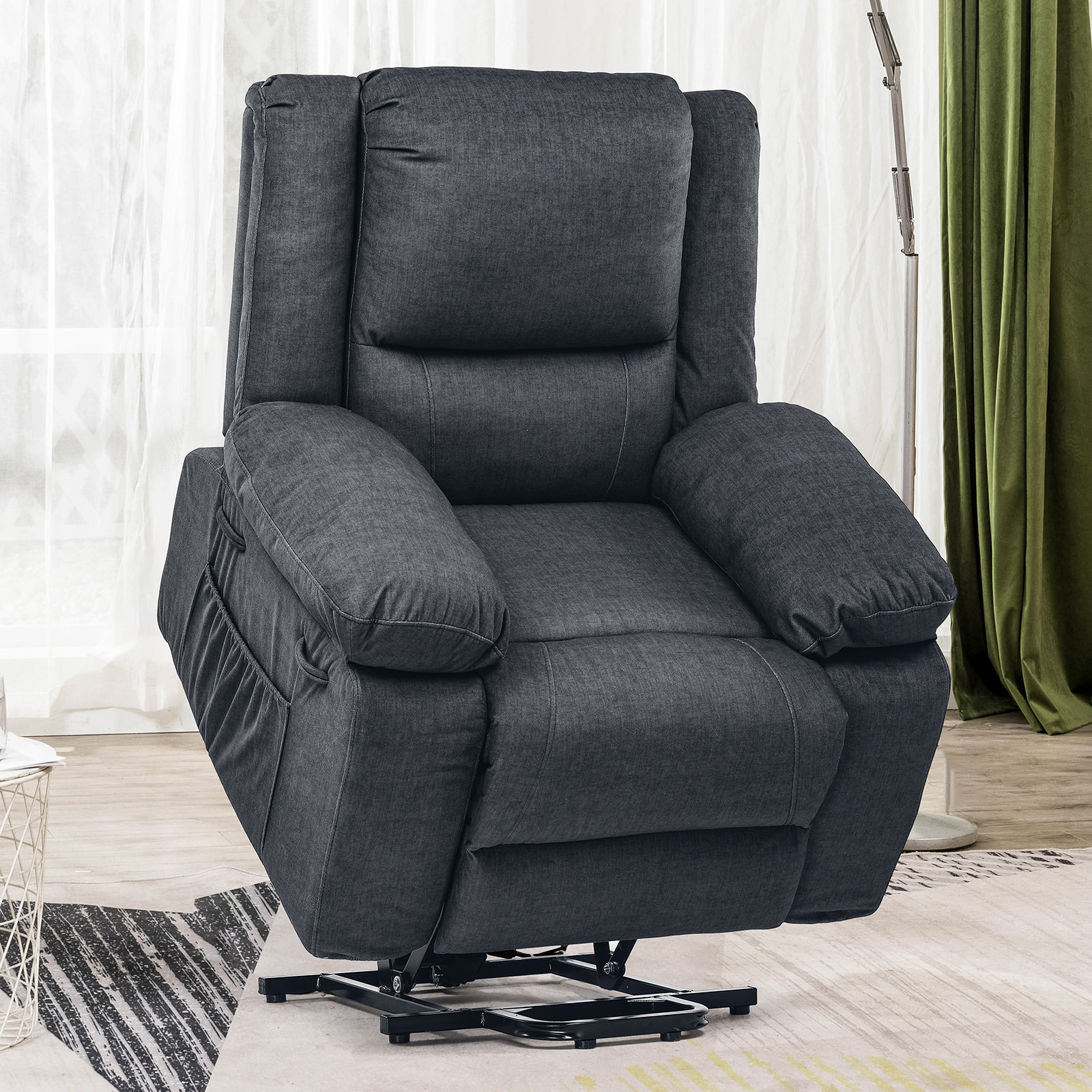 COMHOMA Power Lift Recliner Chairs for Elderly, Electric Big Heated