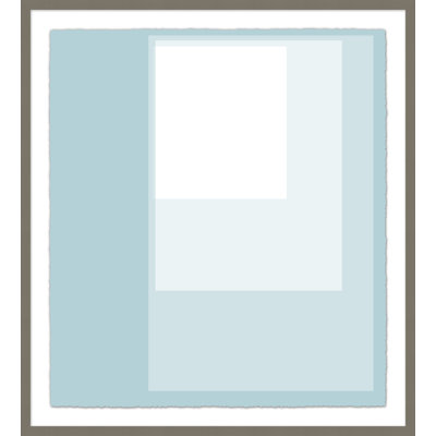 «Clear Pool 2» par Christopher Kennedy, reproduction d'art graphique sur papier encadré