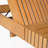 Outdoor Chaise Lounge Chair With 6-Position Adjustable Backrest,Acacia Solid Wood,Copper Teak Color