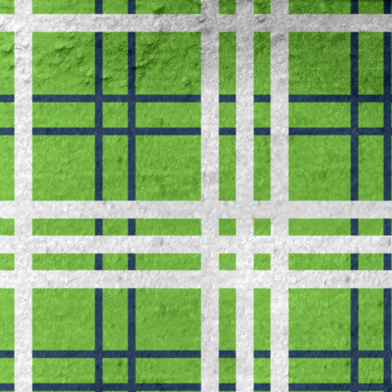Serviette de plage de luxe Seattle football, Microfibre, Vert action / bleu marine collège / blanc
