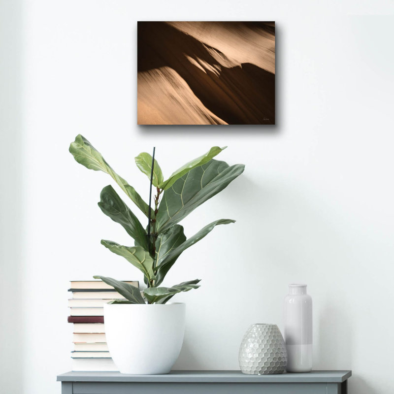 «Canyon Abstract 5» par Lori Deiter, art mural en verre acrylique